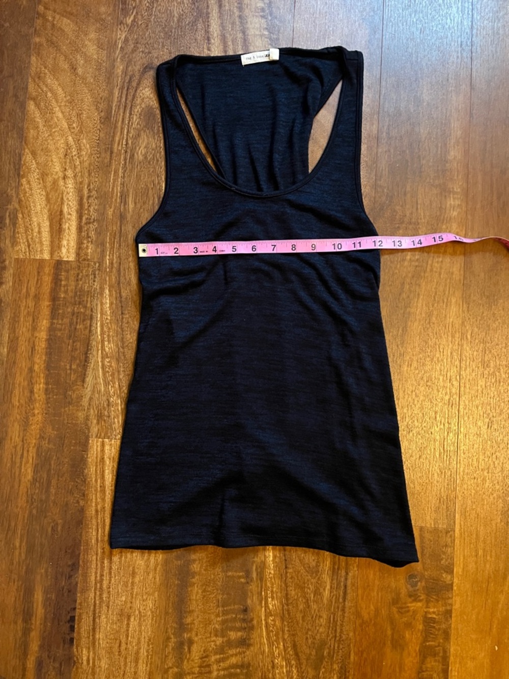 rag & bone Black Racerback Tank